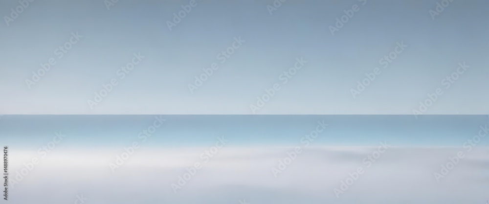 Fototapeta premium Subtle light blue to white gradient Smooth, calming effect Minimalist style , subtle, transition