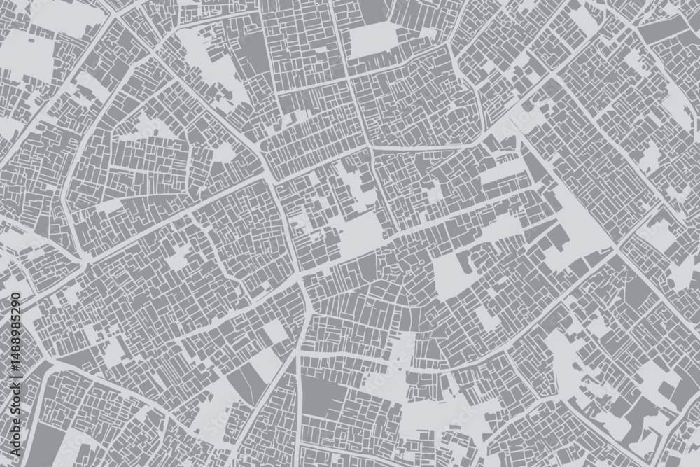 Fototapeta premium Street Map Vector of Town Layout