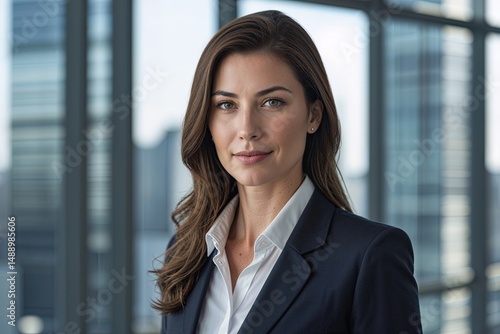 Free Download Professional Female Business Executive Portrait in Formal Attire - GFXLoad