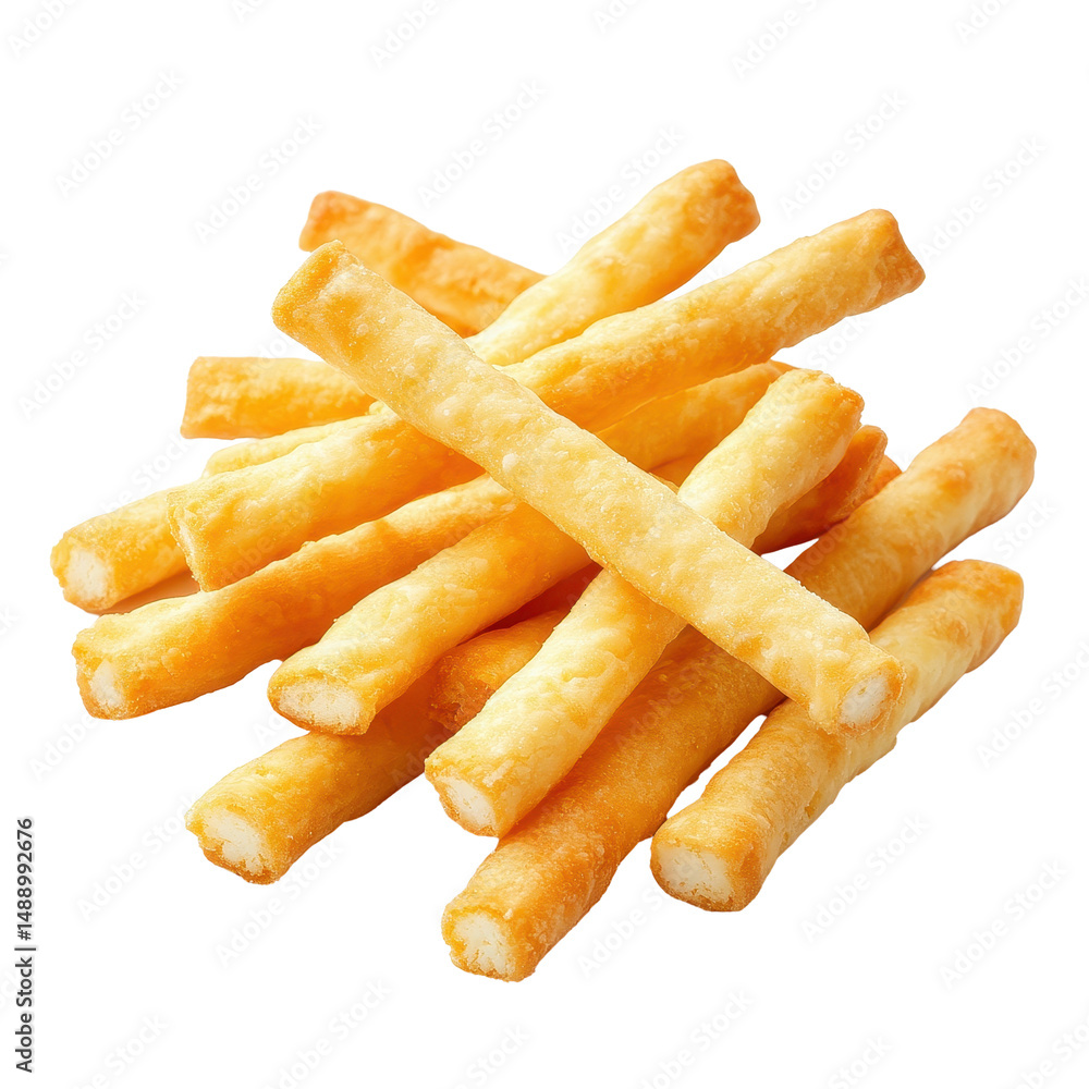 Pile of delicious cheese sticks isolated against a clean Transparent background creating an appetizing display, Pile tasty cheese sticks isolated on PNG background Pile of delicious cheese sticks isolated against a clean Transparent background creating an appetizing display, Pile tasty cheese sticks isolated on PNG background