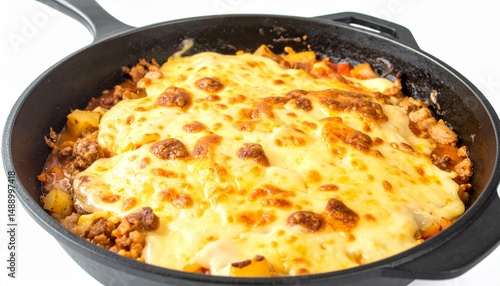 Wallpaper Mural Classic one-pan and casserole meals isolated on white background with warm tones and full depth of field for comforting visuals Torontodigital.ca