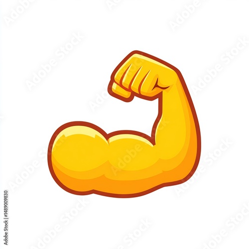 Strong Flexing Arm Emoji
