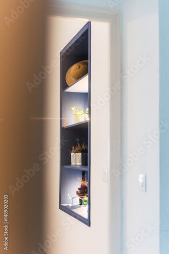 Modern shelf decorations