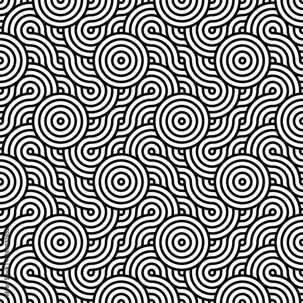 Fototapeta premium seamless abstract pattern