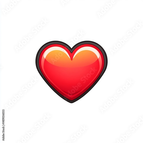 Free Download Red Heart Symbol Emoji  - GFXLoad