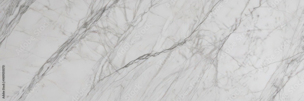 Obraz premium Subtle white marble, faint grey veining Minimalist, clean texture , marble, veins, smooth
