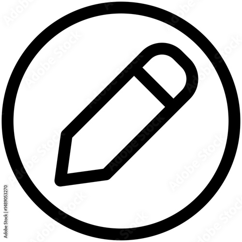 Pencil Outline Icon