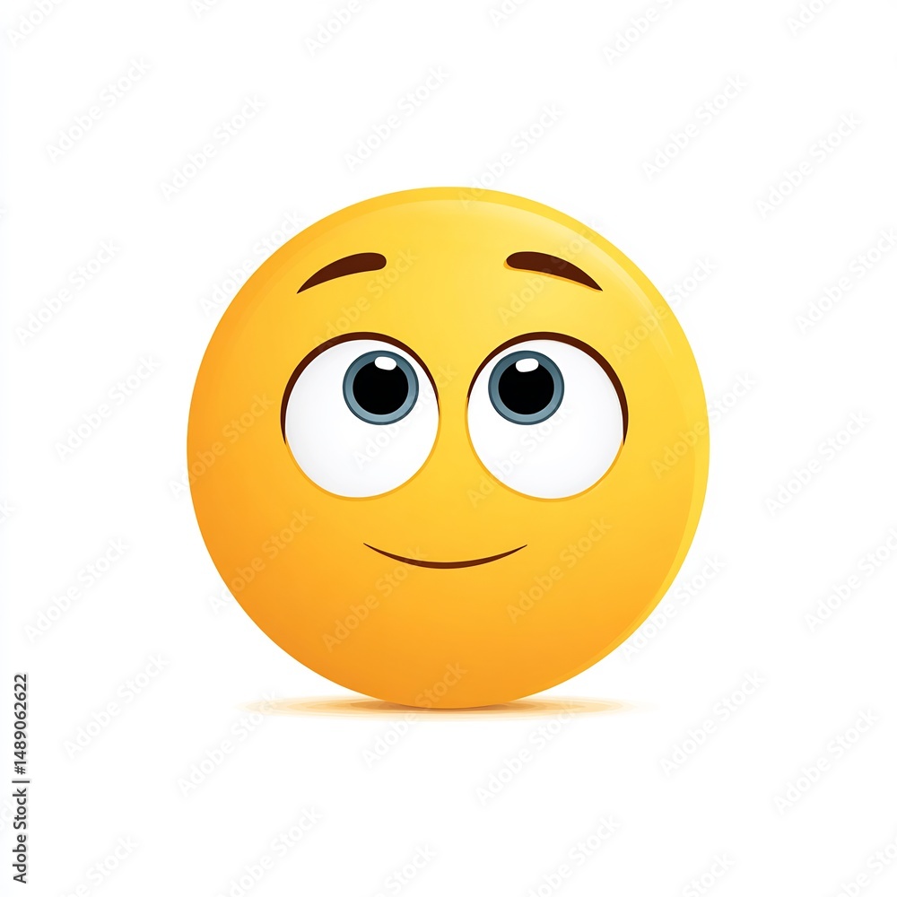 Fototapeta premium silly face with squinted eyes emoji