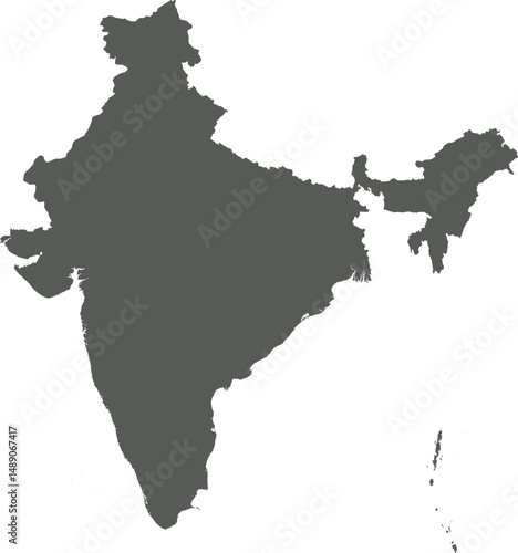 Vector map of India