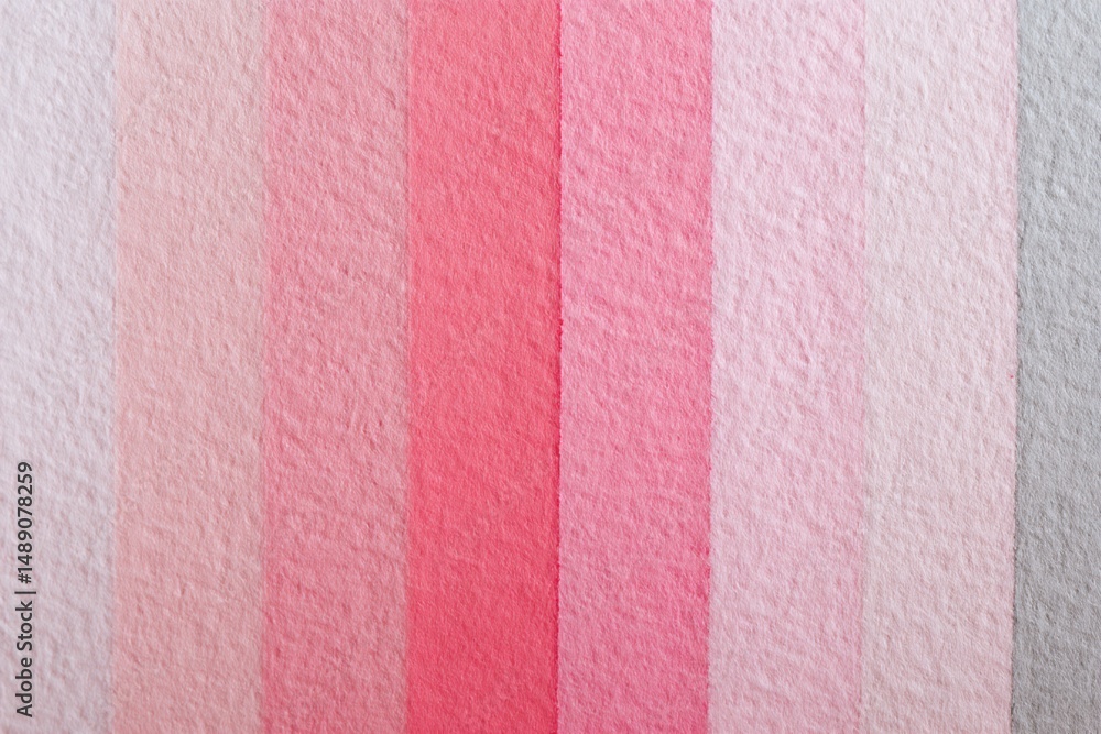 Fototapeta premium Watercolor Gradient Stripes: Pink and Gray Hues on Textured Surface