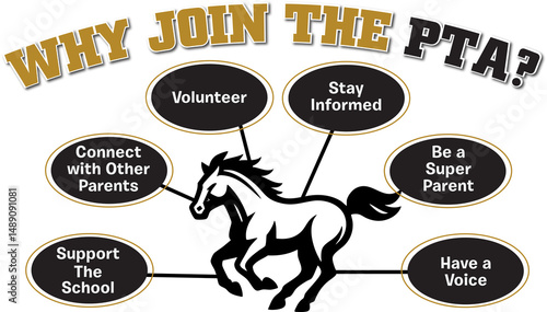WhyJoinThePTA_Mustang_GoldBlack
