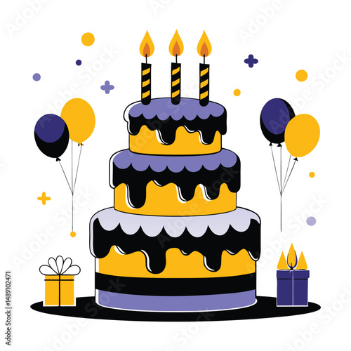 Sweet and Delectable Birthday Cake Concept: A Culinary Celebration