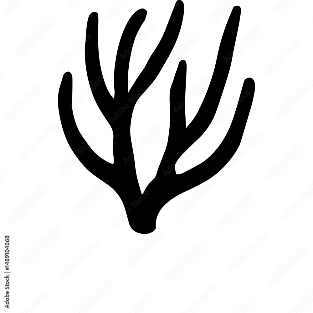 Obraz premium Seaweed Silhouette