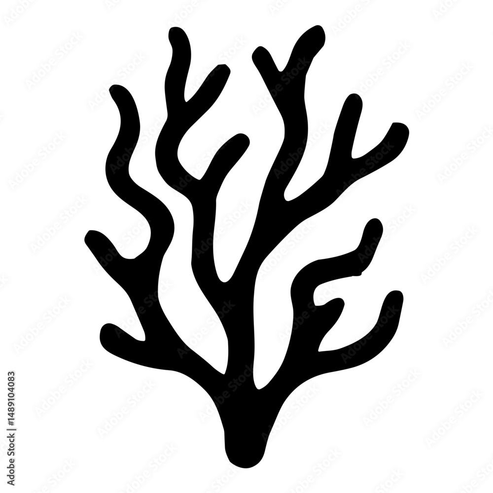 Obraz premium Seaweed Silhouette