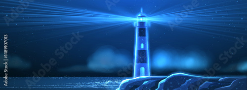 Lighthouse. Guiding light, beacon of hope, lighthouse guide, safe harbor, steady guidance.