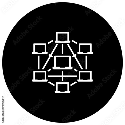 Peer To Peer Network Icon