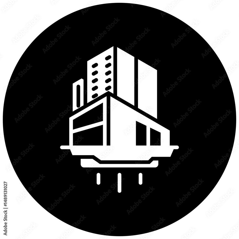 Skycraper Icon Skycraper Icon
