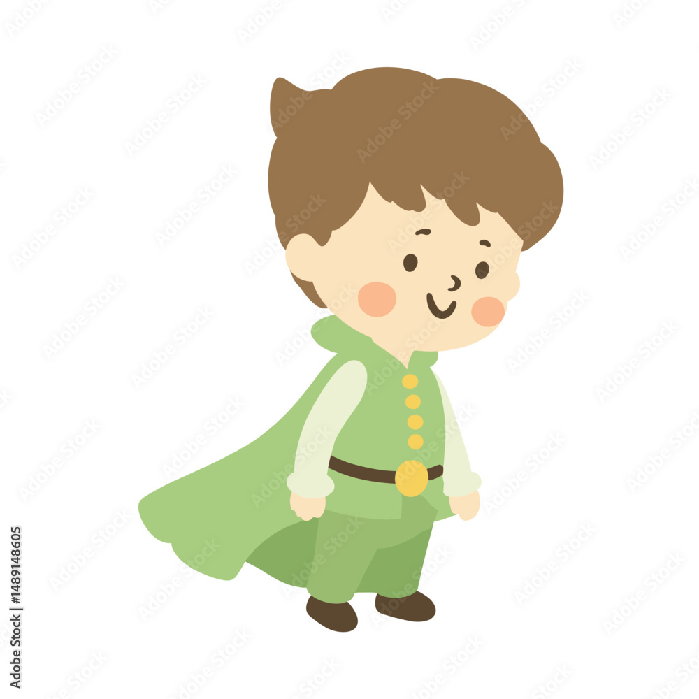 Cute Prince Mascot for Kids – Friendly Royal Character Illustration Cute Prince Mascot for Kids – Friendly Royal Character Illustration