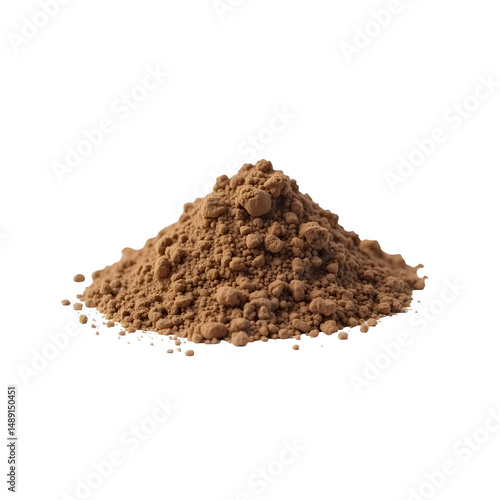 Wallpaper Mural Detailed earthen mound shows intricate patterns and delicate formations on a black plain surface, highlighting earth's natural beauty Torontodigital.ca