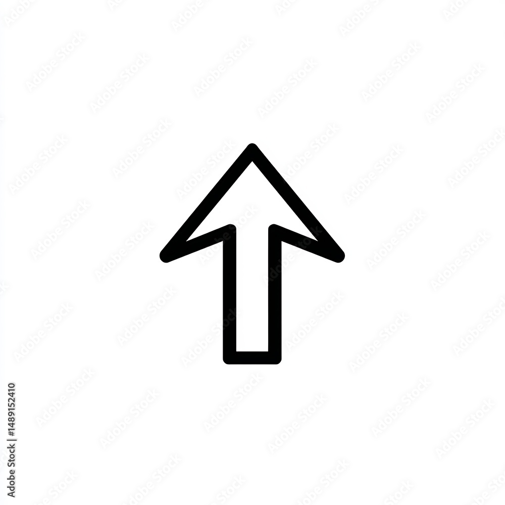 minimalist arrow pointing up icon minimalist arrow pointing up icon