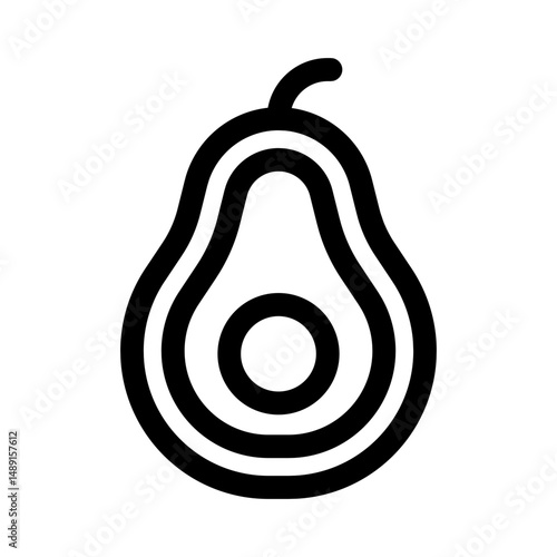 Avocado Icon