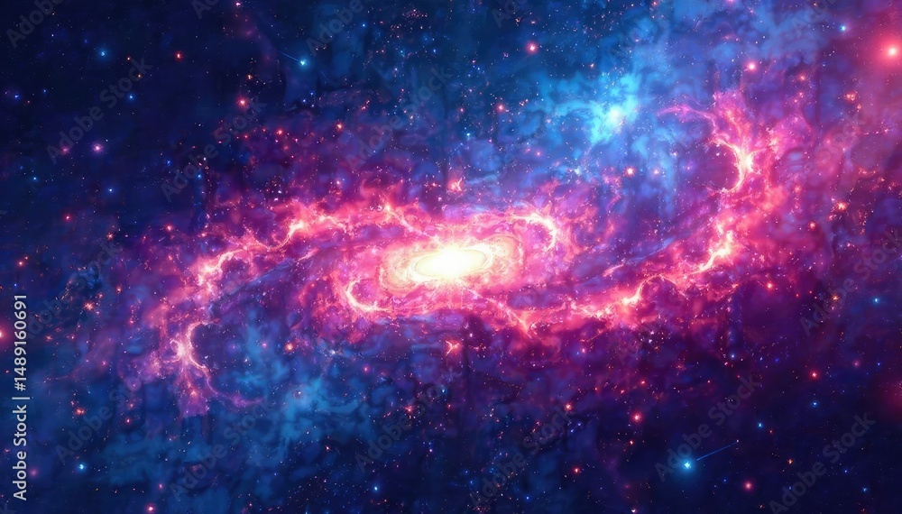 Abstract swirling nebula texture Seamless cosmic loop , repeating, design Abstract swirling nebula texture Seamless cosmic loop , repeating, design