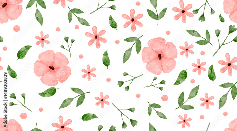 custom made wallpaper toronto digitalseamless floral pattern