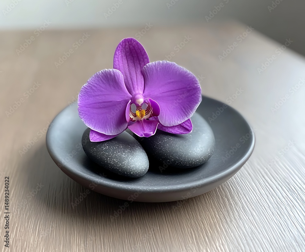 orchid and zen stones orchid and zen stones