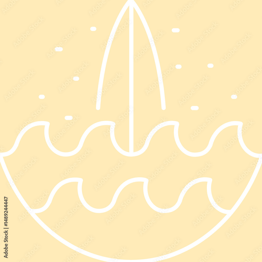 Obraz premium waves board