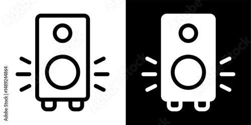 Speaker Icon - Audio Output, Sound System, Music