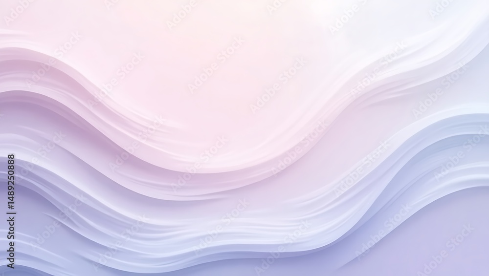 Obraz premium Abstract Pastel Wave Background Soft, Elegant Design