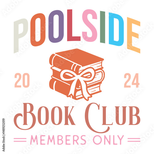 Poolside Book Club Members Only Est 2024