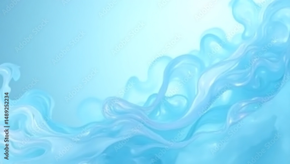Abstract Blue Liquid Swirls Elegant and Serene Background Abstract Blue Liquid Swirls Elegant and Serene Background