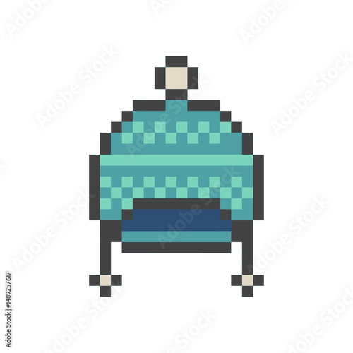 beanie pixel art for your needs 