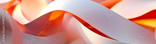 Abstract design with swirling colors.