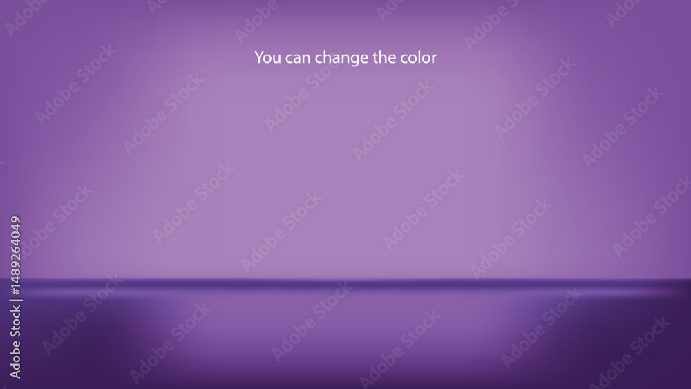 Fototapeta premium limbo purple background room space