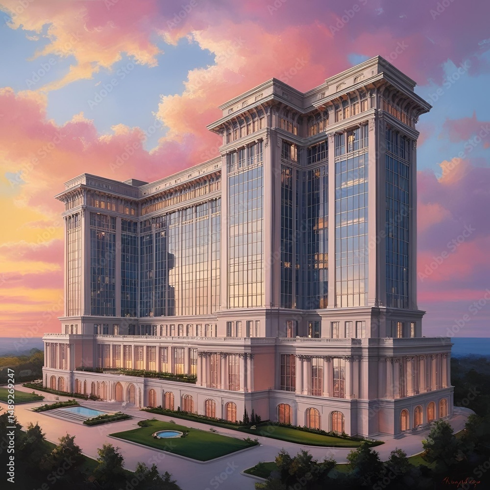 Naklejka premium Building
