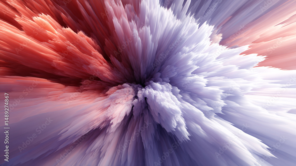 Obraz premium Dynamic Light Wave Realm