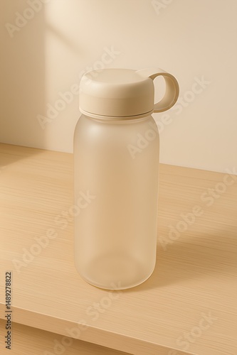 empty white bottle