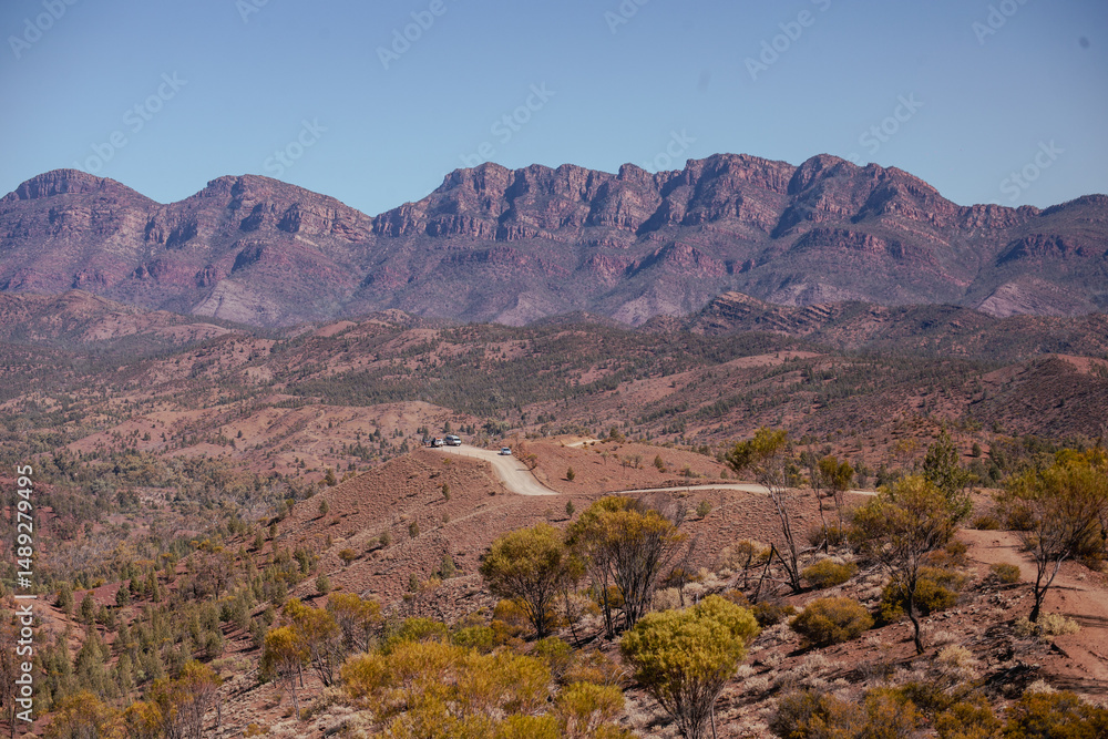 Obraz premium Razorback Lookout in Ikara–Flinders Ranges National Park, Australia