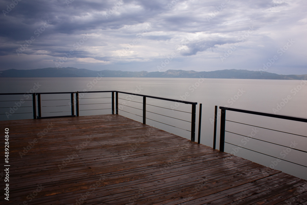 Obraz premium pier at sunset