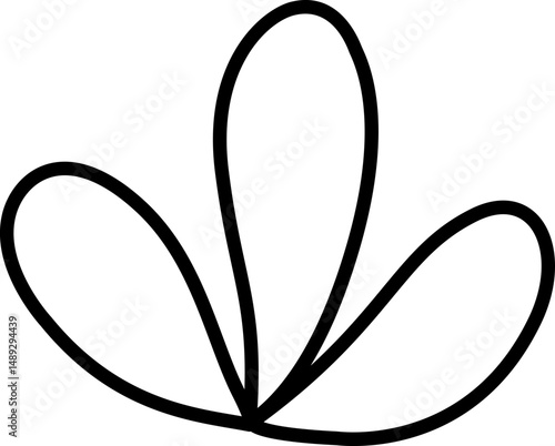 Aquatic Plants Outline Coloring