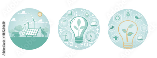 Sustainable of animals green ecology . Sustainable clean industrial factory. Energy saving.