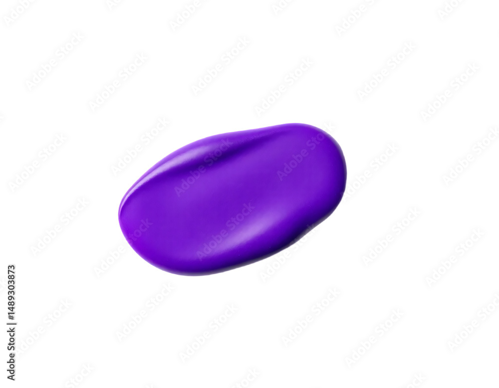Purple paint blob isolated on a transparent background Purple paint blob isolated on a transparent background