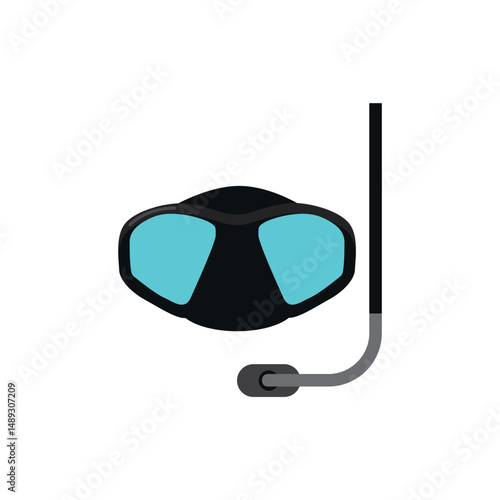 diving snorkel mask accessory icon