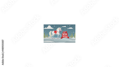 Travel and Exploration: The Horse's association with freedom and adventure could lead to increased travel and exploration during the New Year period. People may be more inclined to embark on journeys 