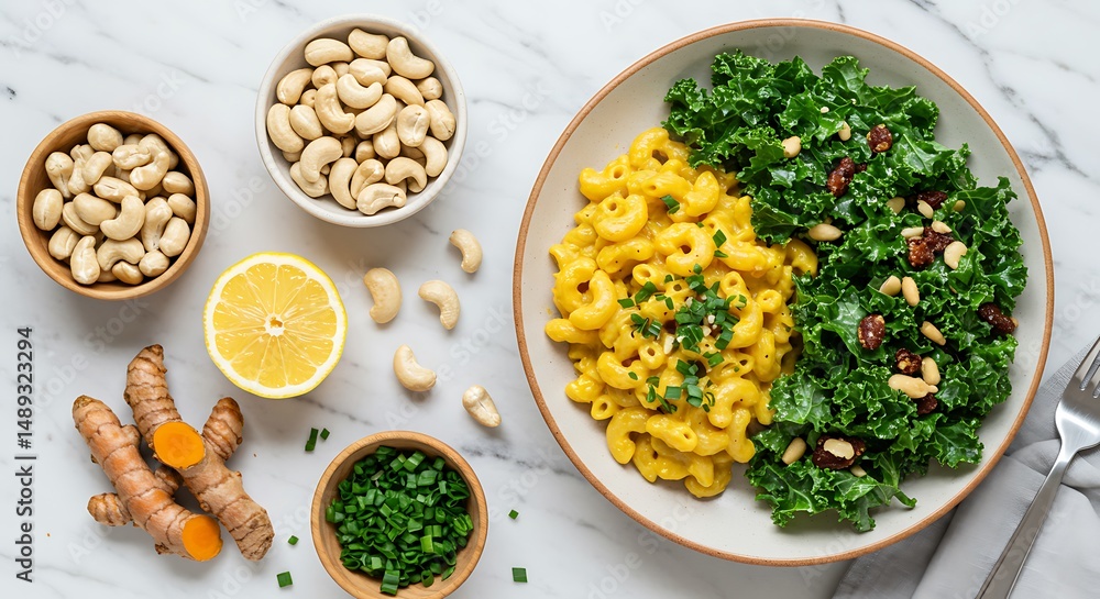 Creamy Vegan Mac and Cheese with Sautéed Kale A Healthy and Delicious Plant-Based Recipe Creamy Vegan Mac and Cheese with Sautéed Kale A Healthy and Delicious Plant-Based Recipe