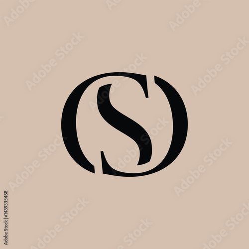 letter csd logo icon template design vector	