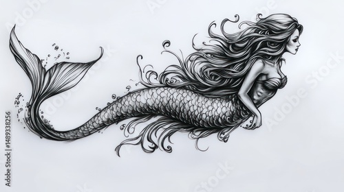 Mermaid illustration