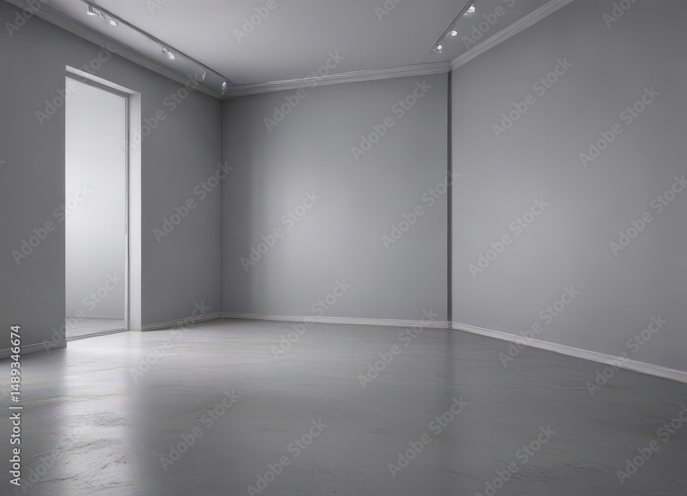 Empty grey room with subtle gradient, perfect for showcasing products or interior designs , backdrop, scene, e-commerce Empty grey room with subtle gradient, perfect for showcasing products or interior designs , backdrop, scene, e-commerce